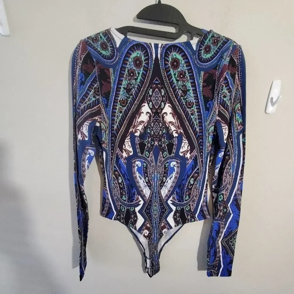 FREE‎ People Pick a Place Lace Up Bodysuit size small new